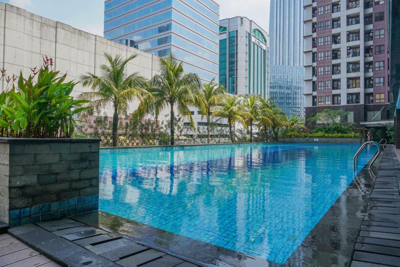 Homey&Modern Tamansari Semanggi 2BR Apartment By Travelio Giacarta Esterno foto